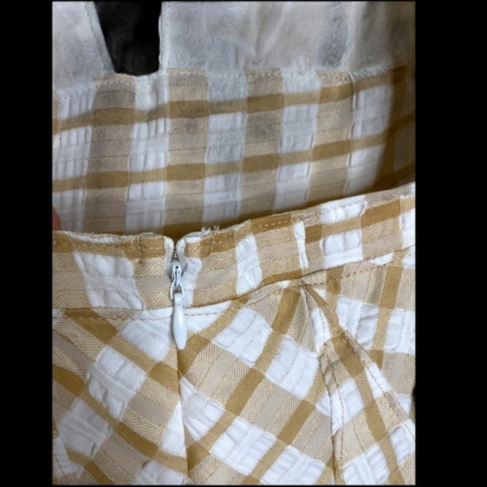 Free People Revolve Do the Twist Mini Dress Open Back Plaid Sexy NWT - Picture 9 of 16